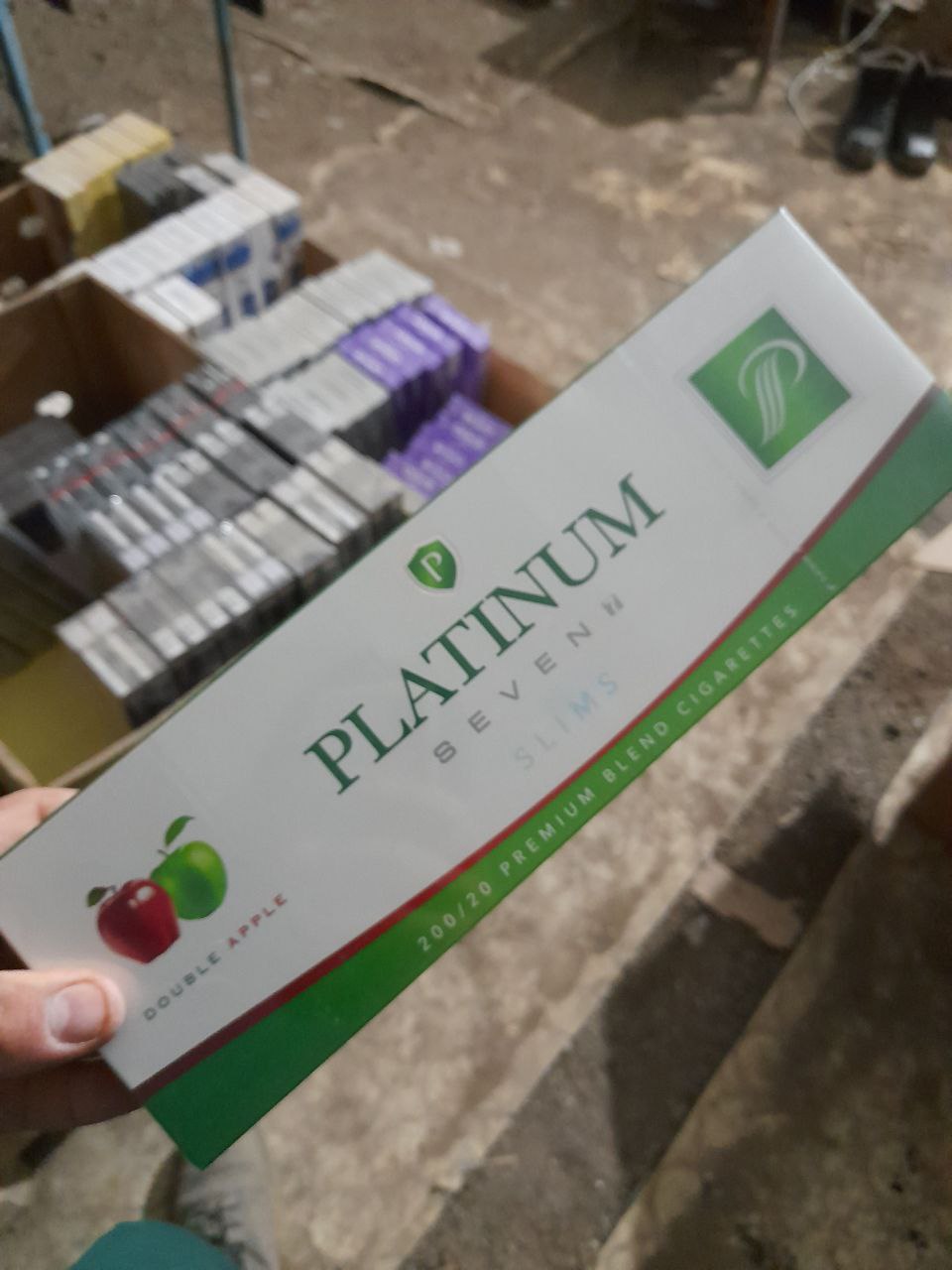 Platinum 7 Double Apple Superslims