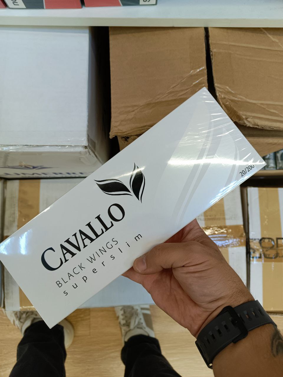 Cavallo Black Wings Superslims
