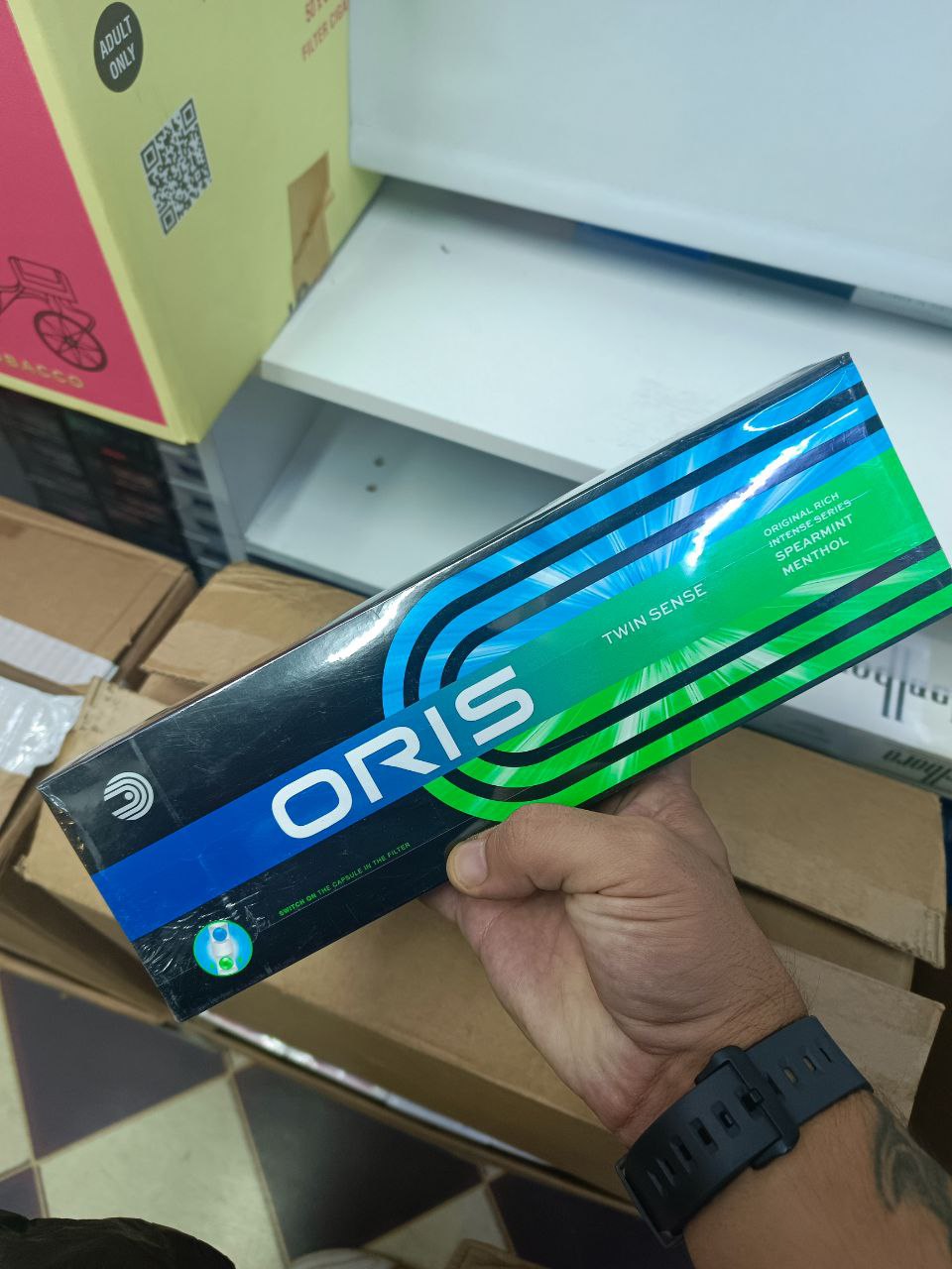 Oris Twin Sense Spearmint Menthol
